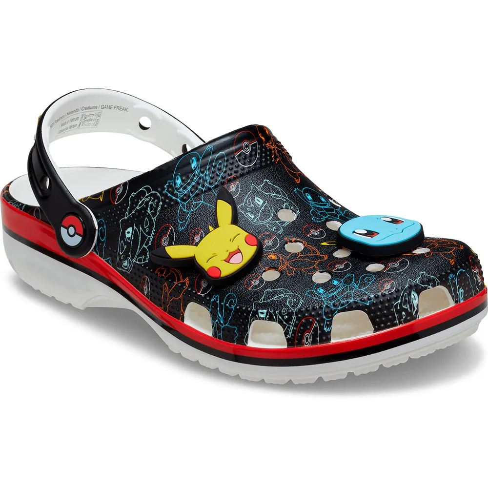 

Сабо Crocs Pokemon Print Classic, черный