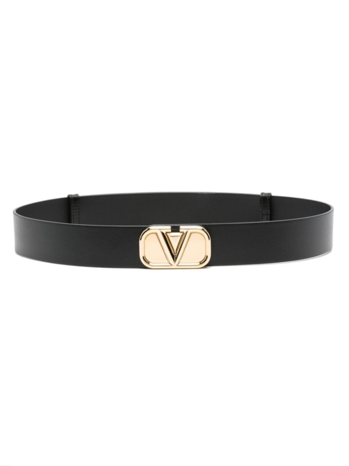 

Valentino Garavani VLogo Signature leather belt, черный