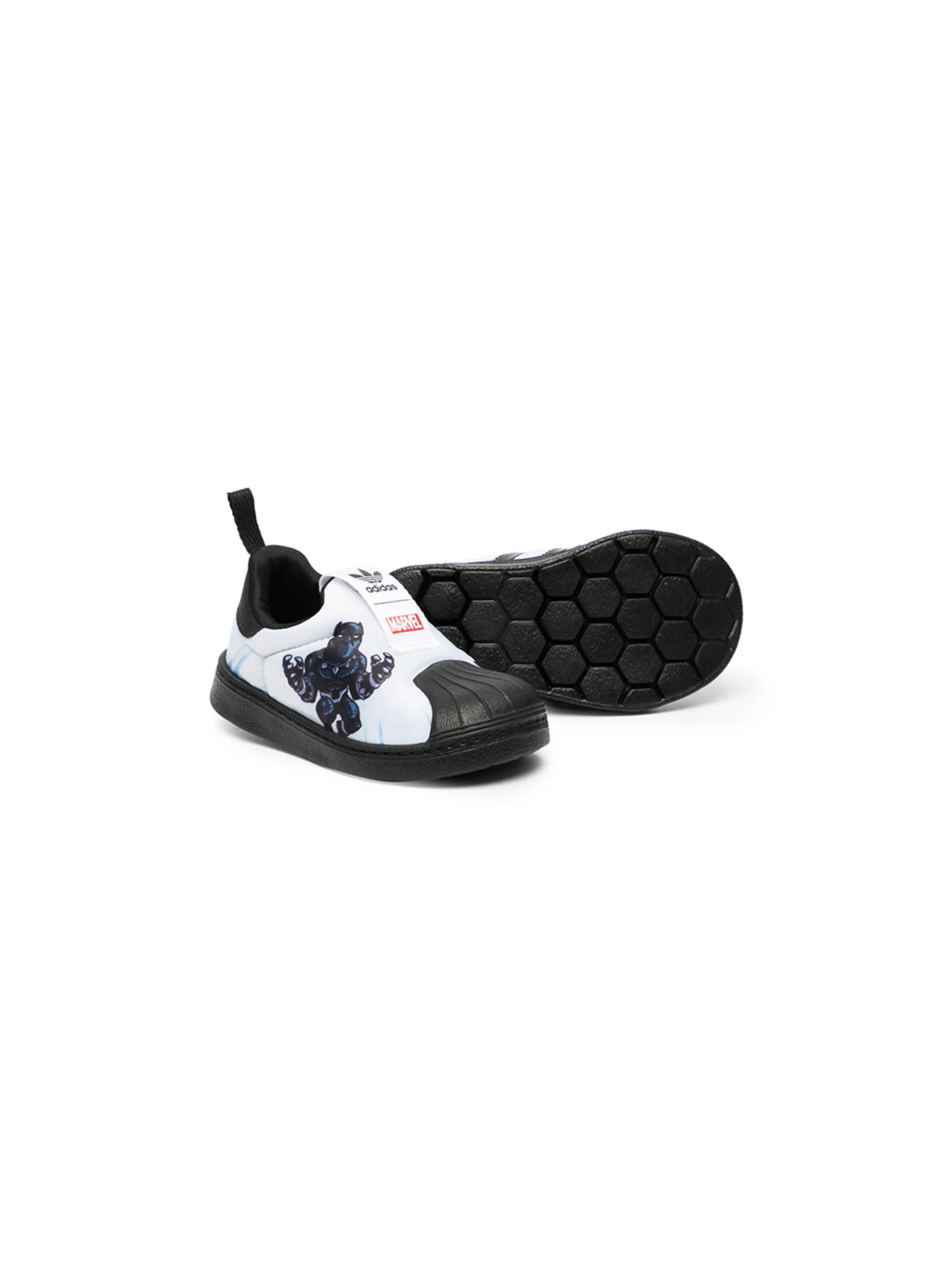 Кроссовки Superstar 360 из коллаборации с Marvel Adidas Kids, черный — фото 2