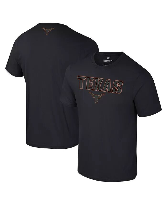 

Мужская черная футболка Texas Longhorns Color Pop Active Blend Colosseum, черный