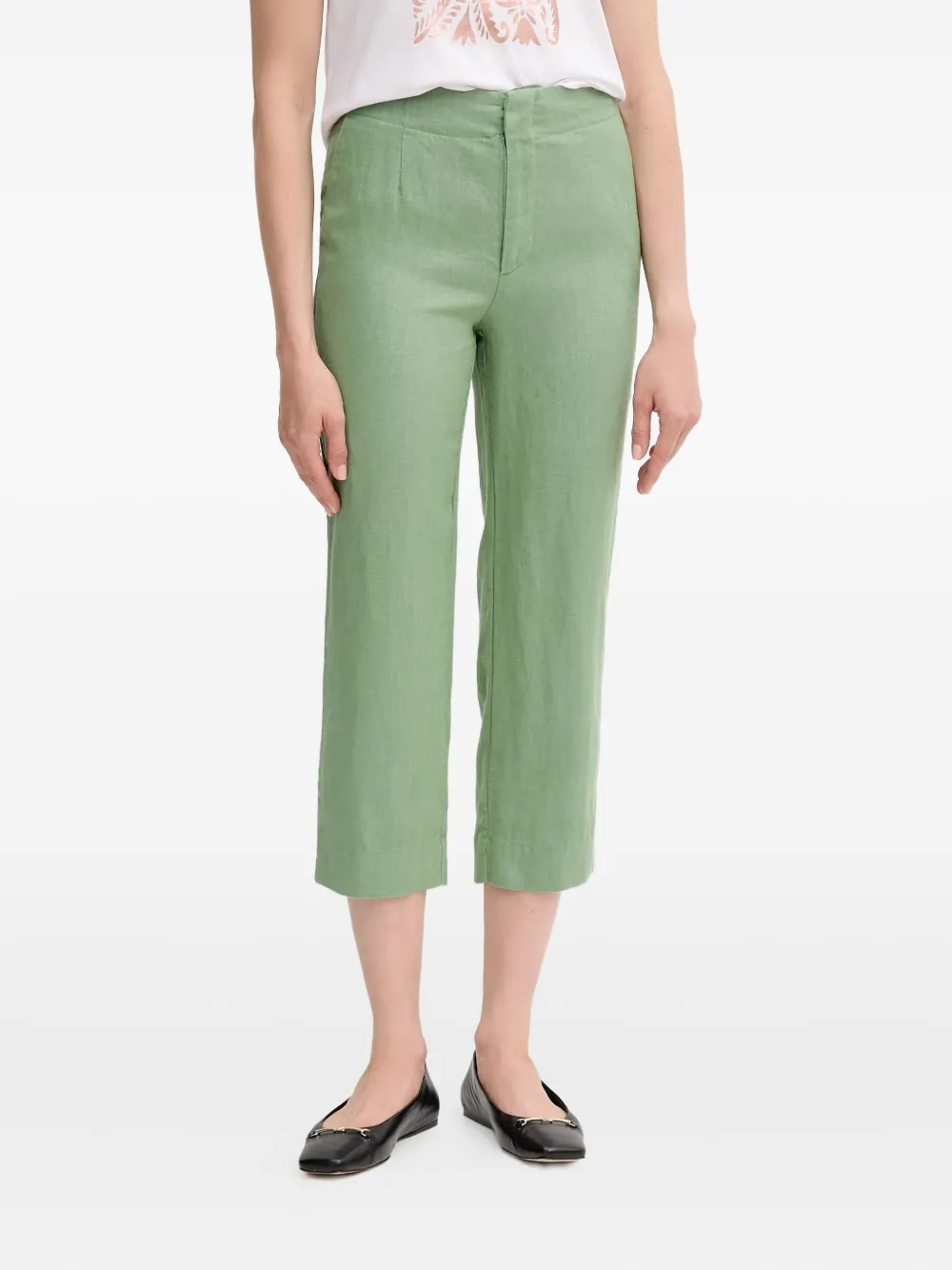 

Льняные брюки Pedro Del Hierro, зеленый
