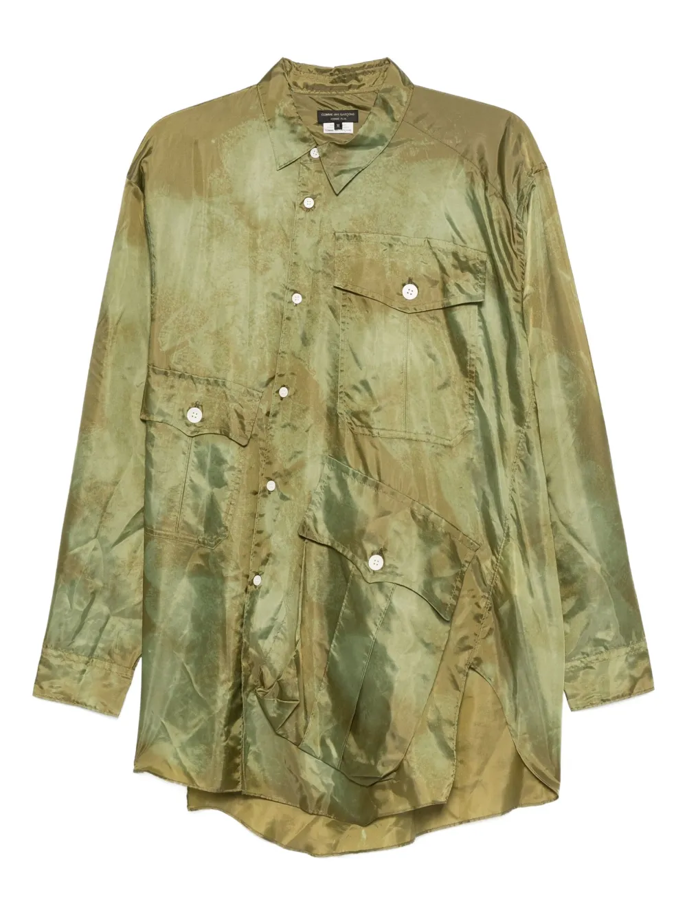 

Рубашка с карманами Comme des Garçons Homme Plus, зеленый