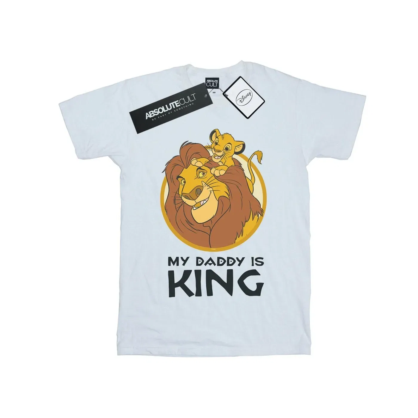 Футболка детская с принтом Lion King Disney, белый — фото 2