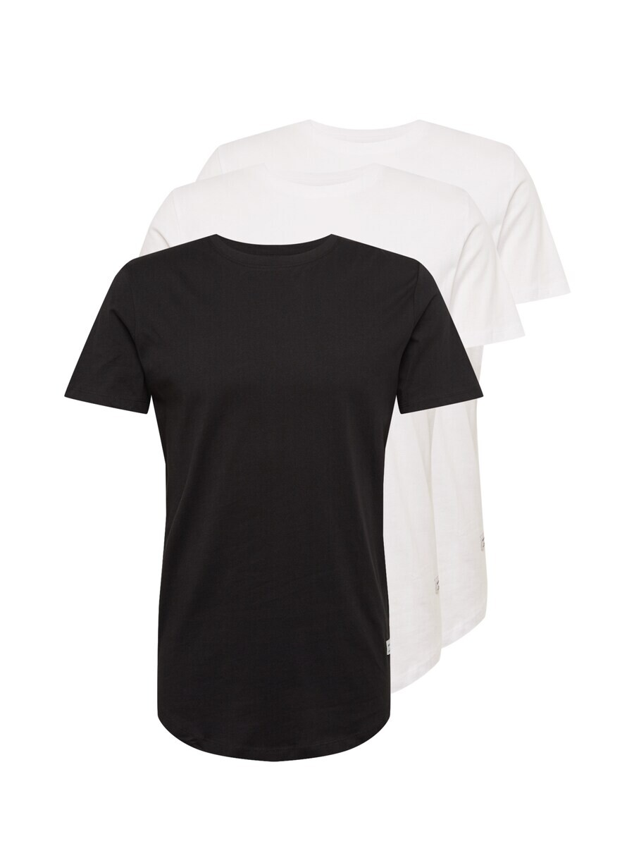 

Футболка JACK & JONES NOA, черный/белый