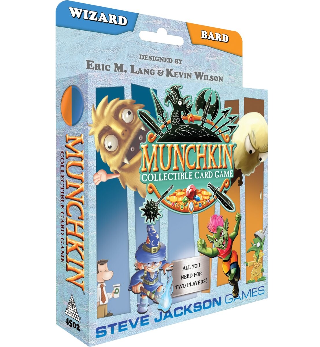 

Munchkin CCG - Стартовый набор «Волшебник и Бард», приключенческая игра Inne