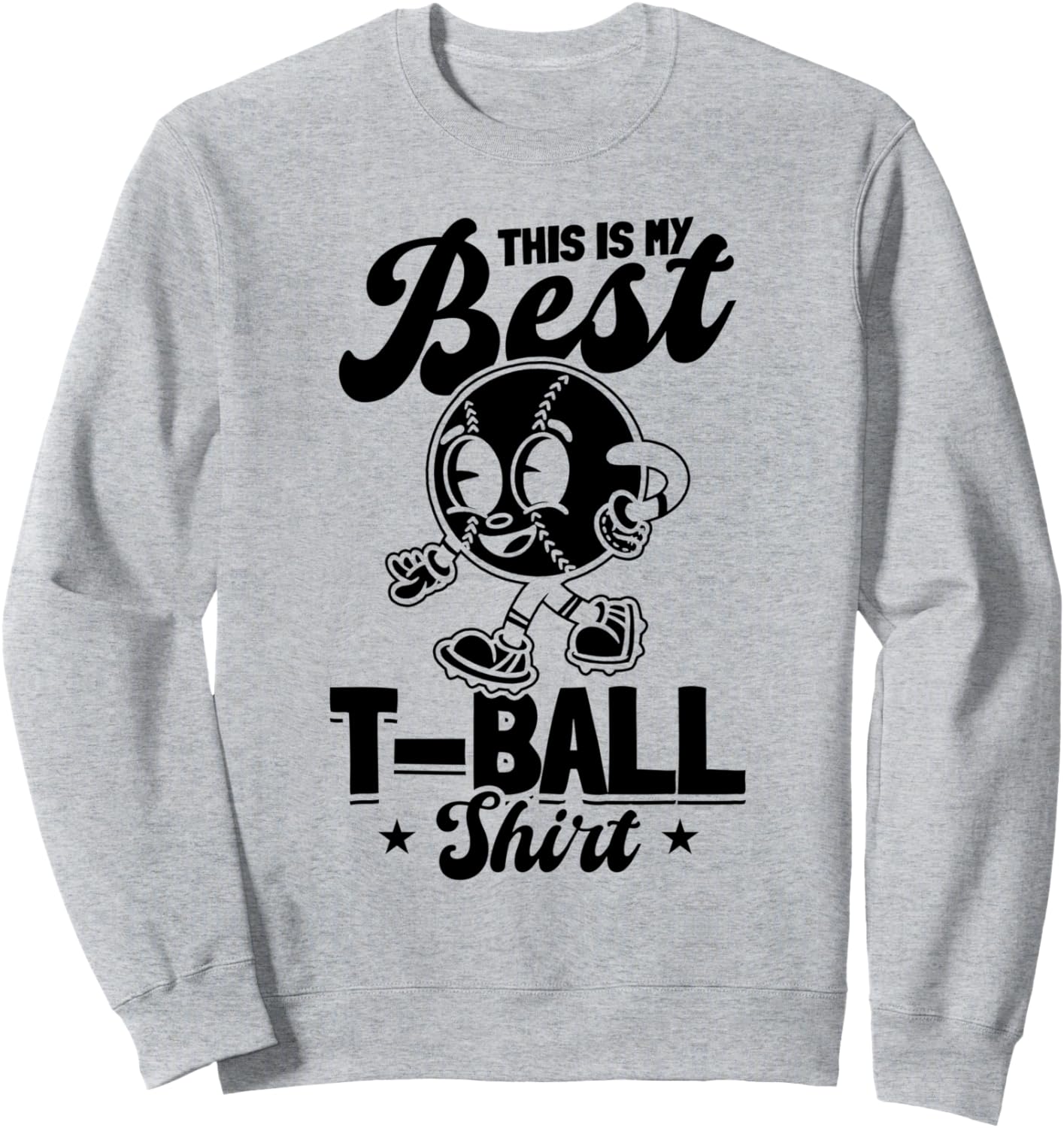 

Это моя лучшая толстовка с изображением игрока в ти-бол. Толстовка Teeball Player Tee-Ball Game, серый