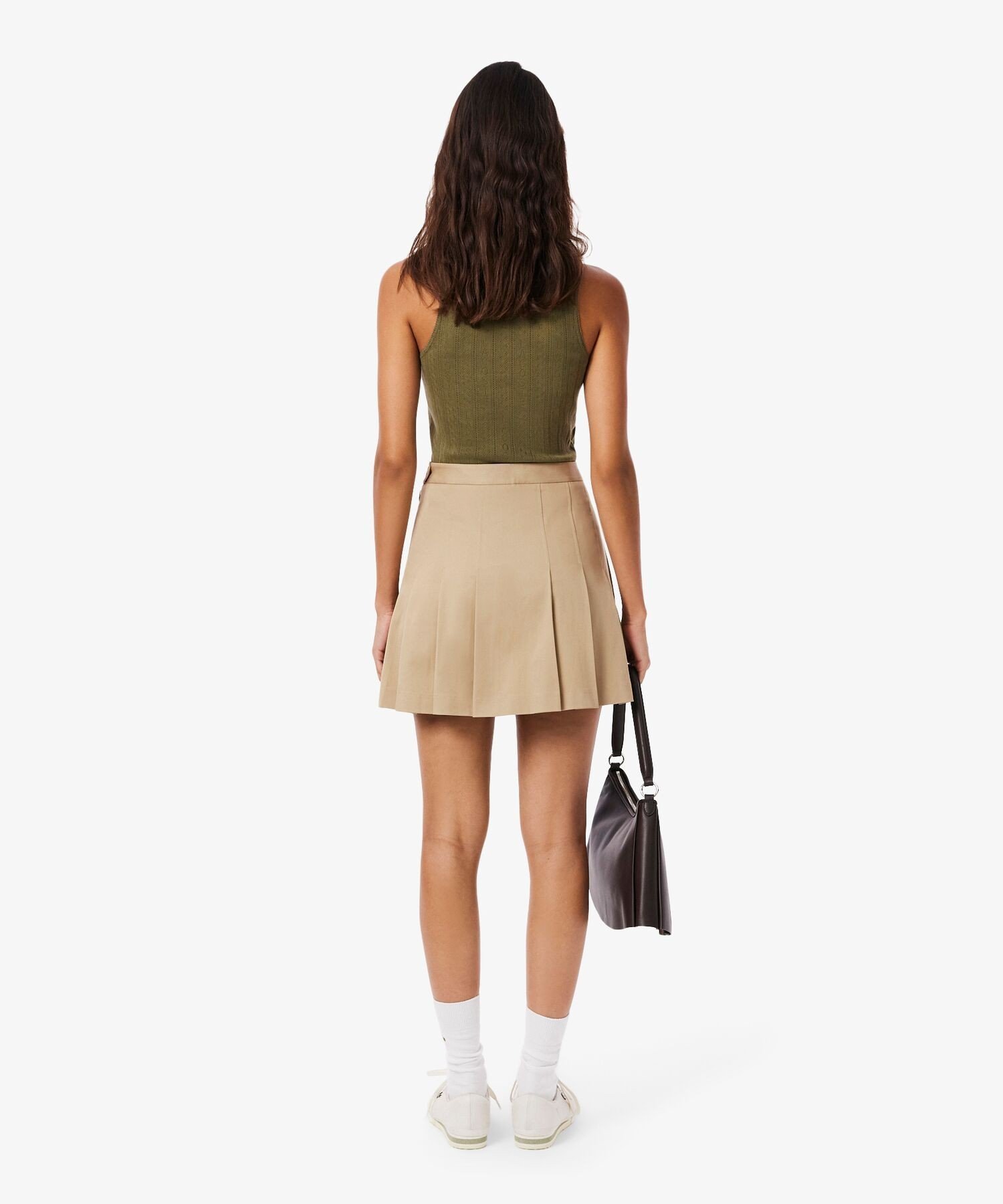 Юбка плиссированная LACOSTE Beige — фото 3