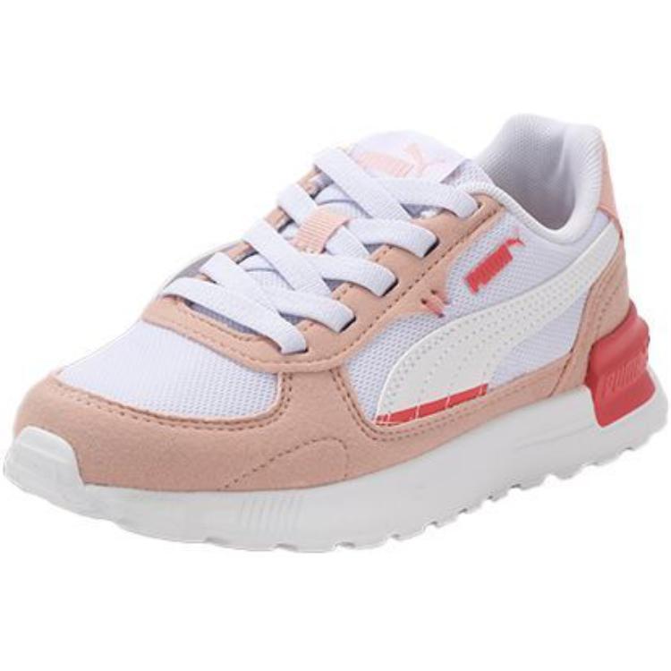 Низкие кроссовки Graviton для детей PUMA, розовый/белый — фото 2
