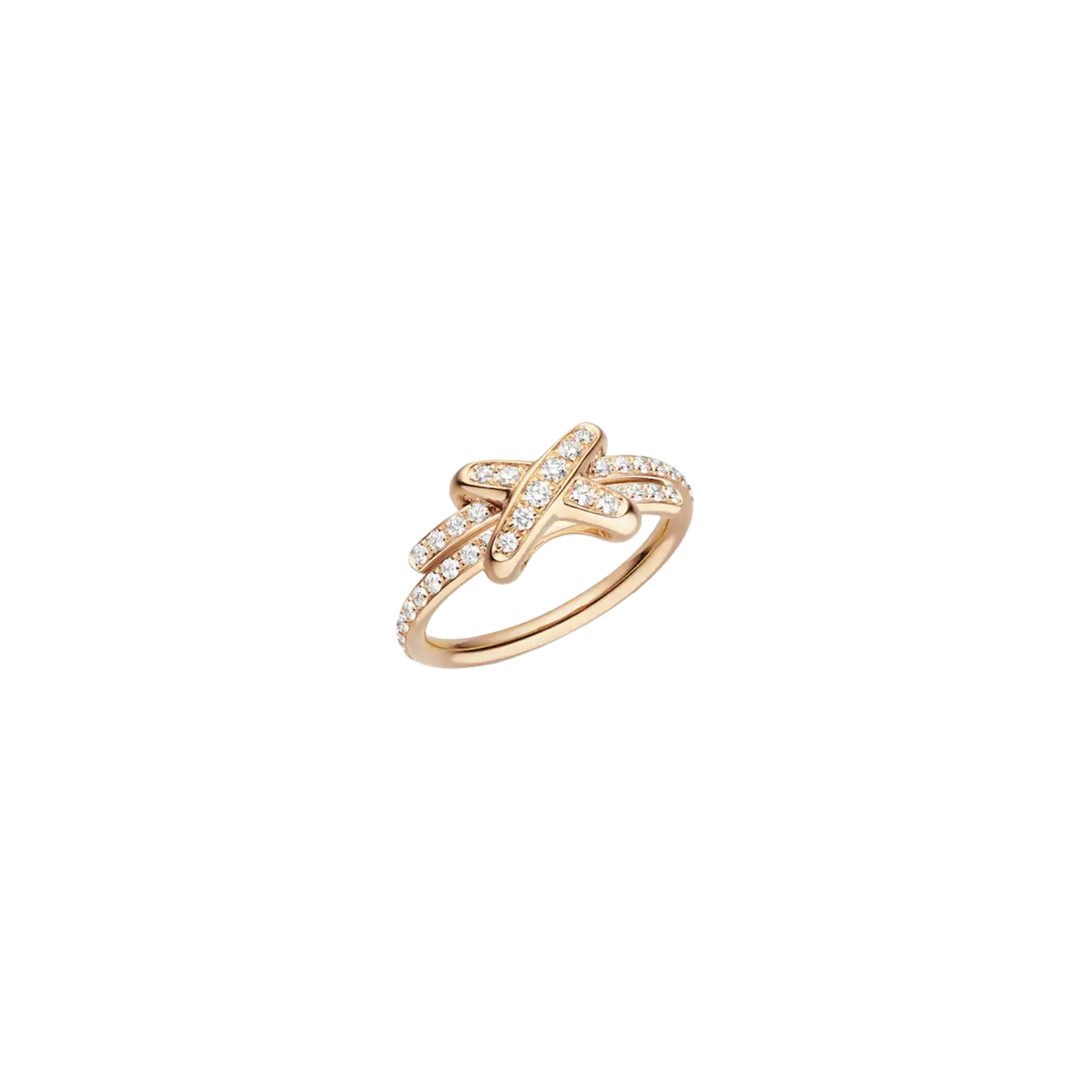 

Кольцо Chaumet Jeux de liens из розового золота с бриллиантами
