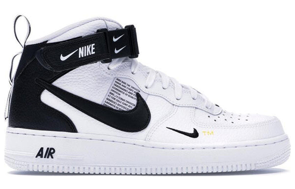 Кроссовки air force 1 mid '07 lv8 'white black' Nike, белый — фото 2