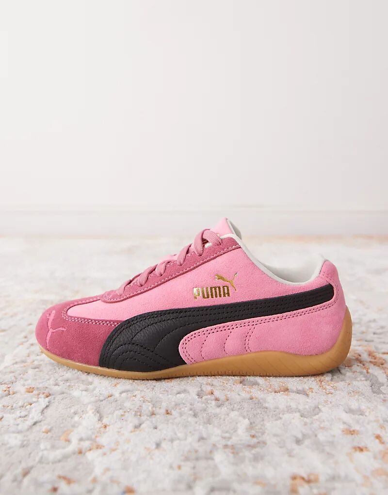 Кроссовки Puma OG Speedcat розового и черного цветов — фото 2
