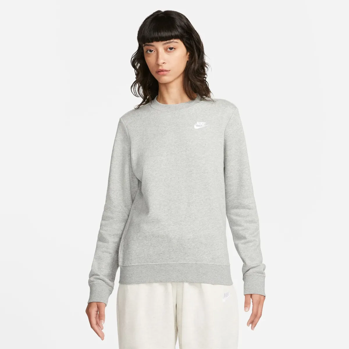 

Толстовка Nike Sportswear "ЖЕНСКАЯ ФЛИСОВАЯ ТОЛСТОВКА С КРУГЛЫМ ВЫРЕЗОМ", белый