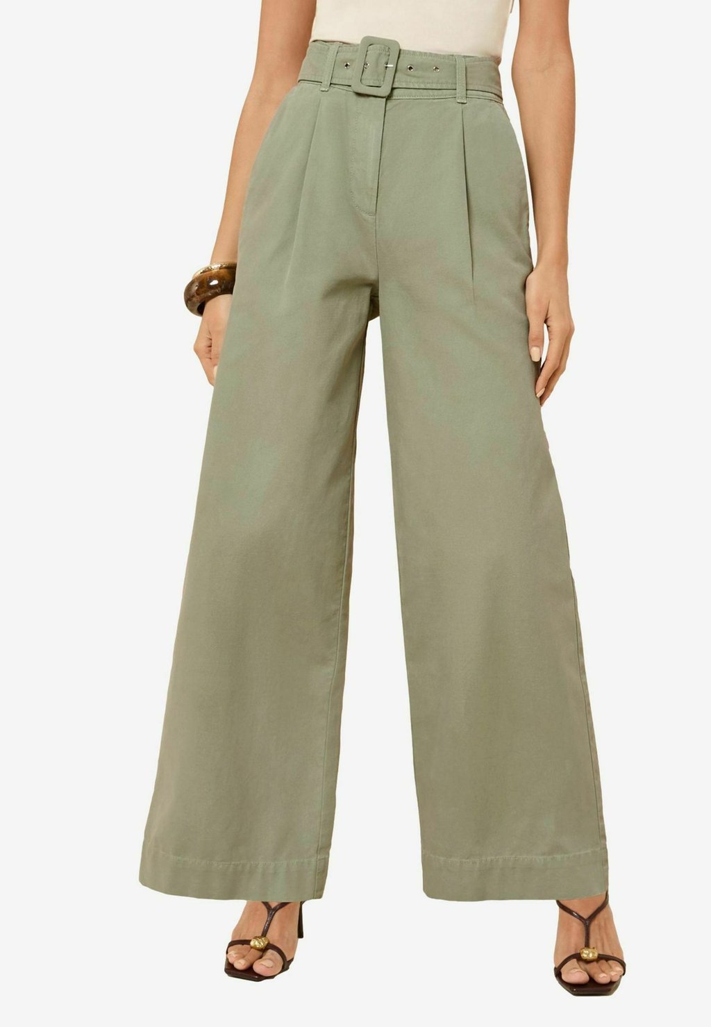 

Брюки BELTED WIDE LEG Friends Like These, зеленый