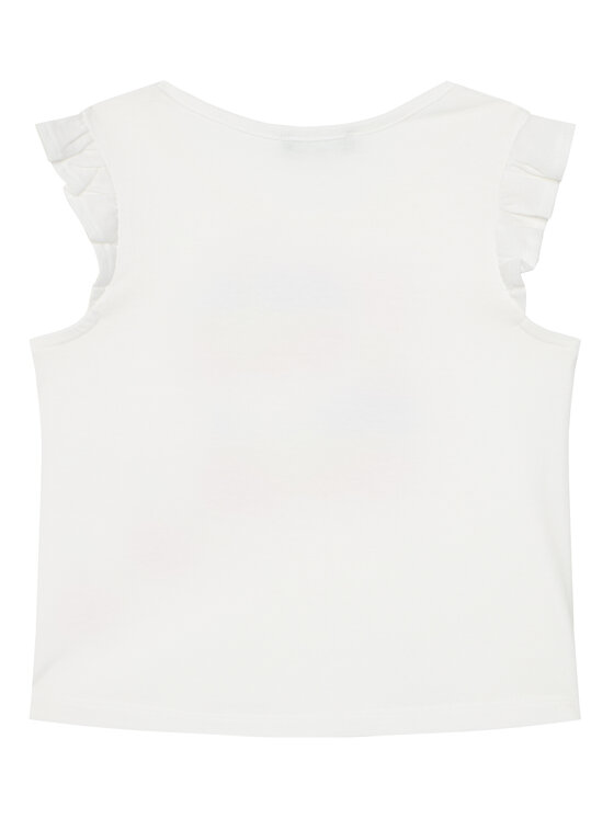 Футболка обычного кроя 3I1XG10JK United Colors Of Benetton, белый — фото 2