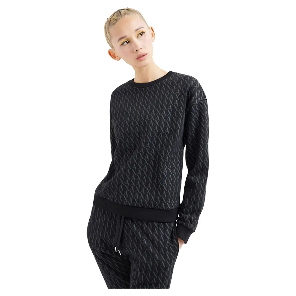 

Толстовка Armani Exchange 8NYMLG_YJE5Z, черный