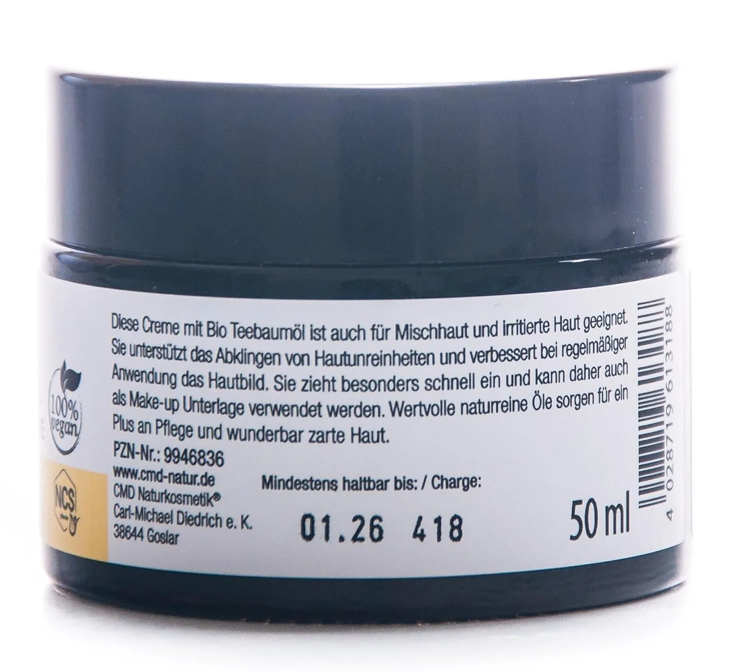 Увлажняющее средство с маслом чайного дерева от CMD Naturkosmetik Cmd Naturkosmetik — фото 2