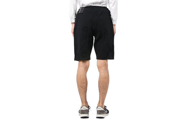 Шорты men's solid color logo drawstring shorts black Nike, мультиколор — фото 2