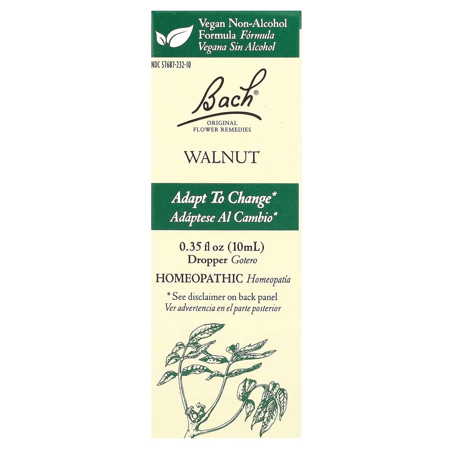 

Original Flower Remedies, грецкий орех, 10 мл (0,35 жидк. унции) Bach