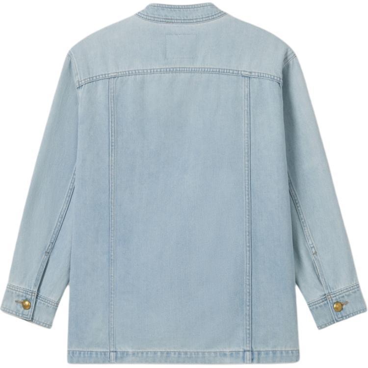 Levis Джинсовая куртка Levi’s Denim Drifter Series женская светло-голубая, Light Blue — фото 3