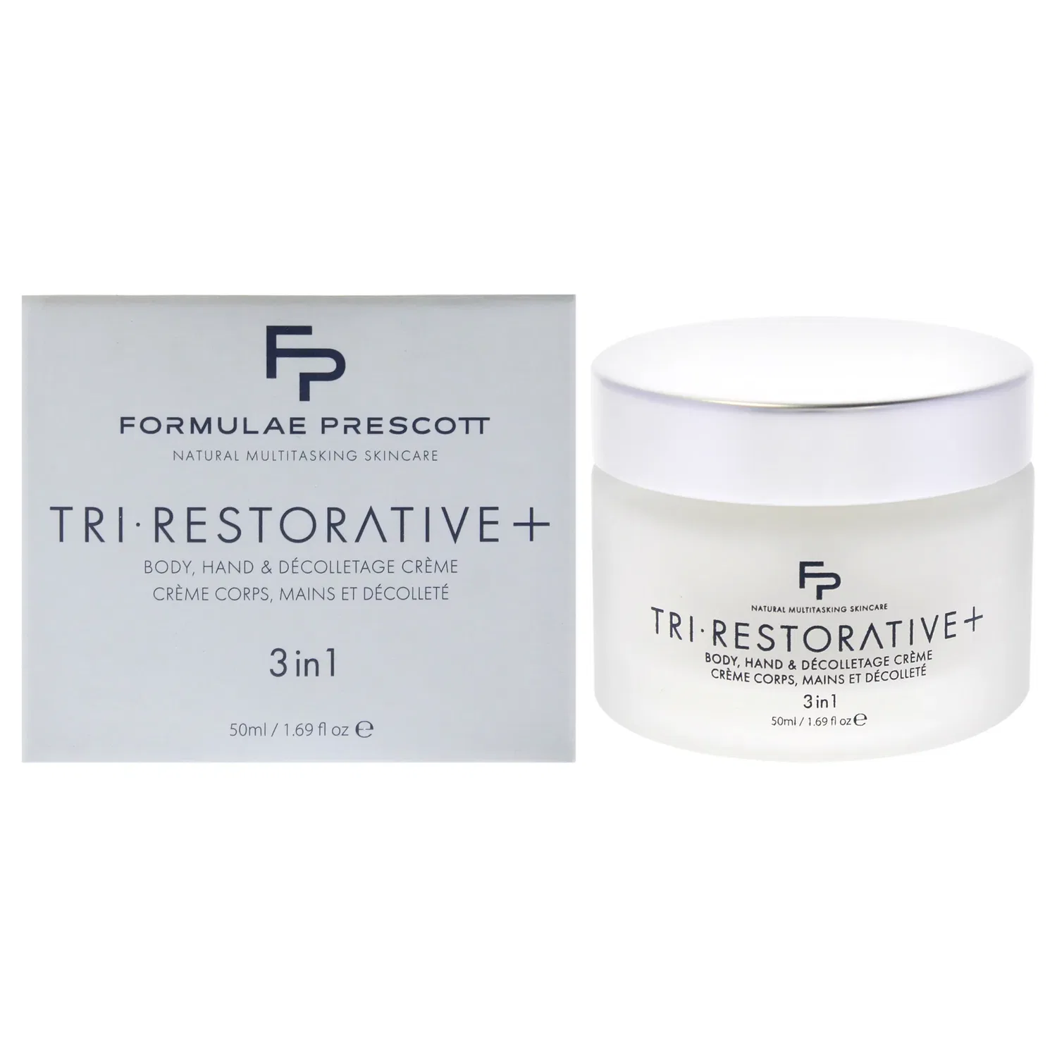 Крем Tri Restorative Plus от Formulae Prescott для мужчин и женщин - 1,69 унции (47 г), белый
