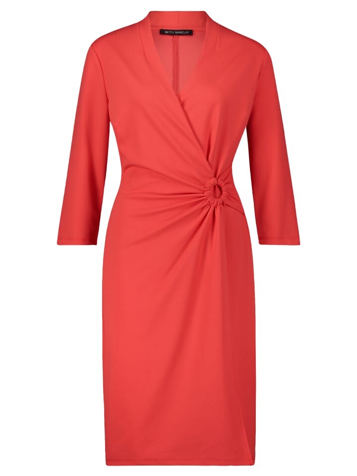 

Короткое платье Betty Barclay Jerseykleid mit Raffung, цвет Cayenne