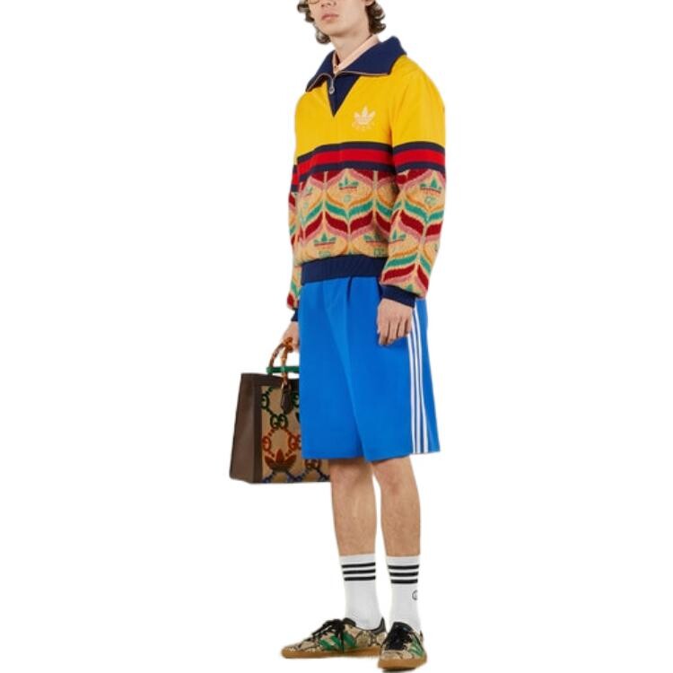 Шорты мужские Adidas x Gucci, синие — фото 2