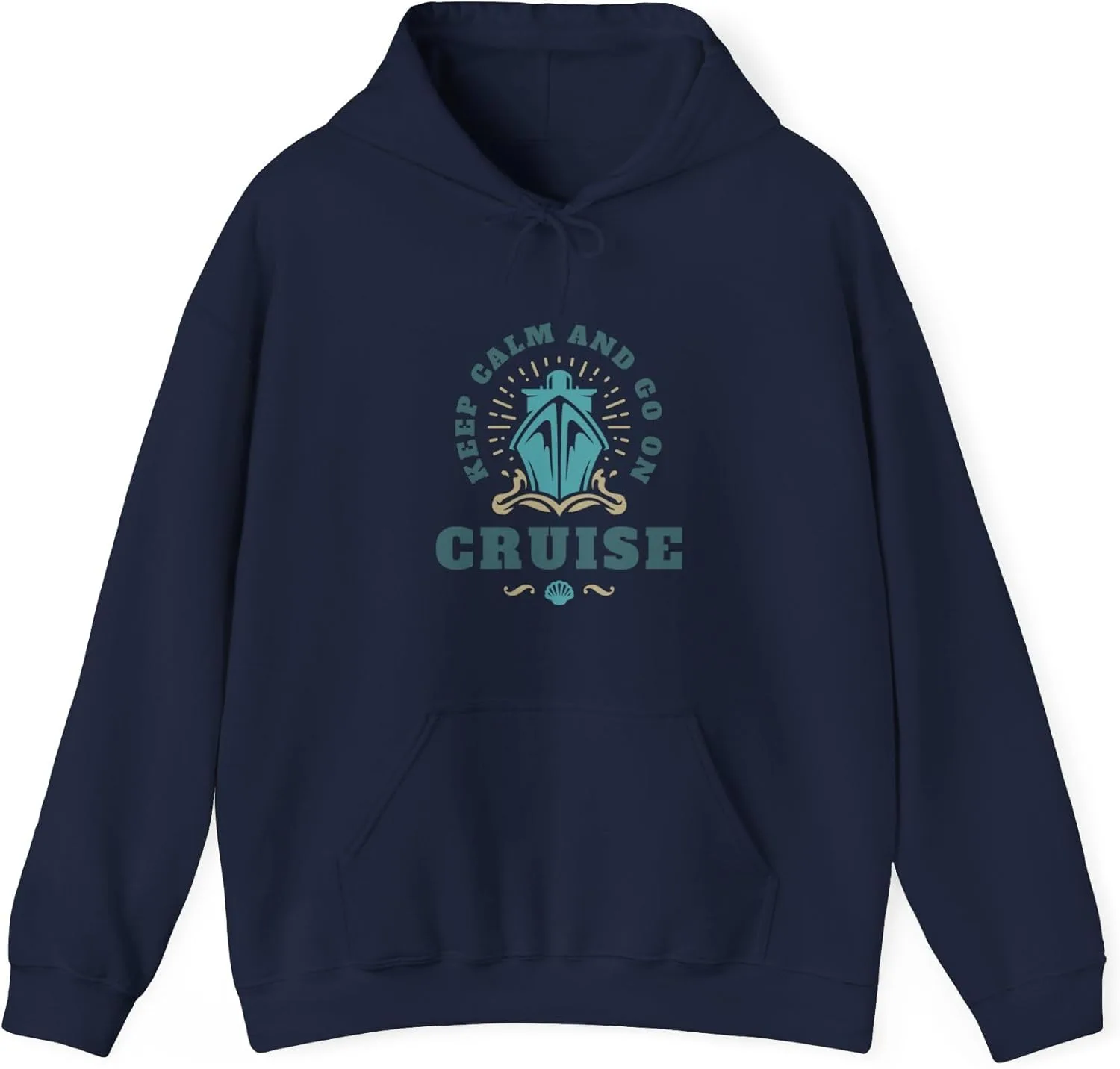 

Толстовка с капюшоном Keep Calm and go on a Cruise Unisex Heavy Blend