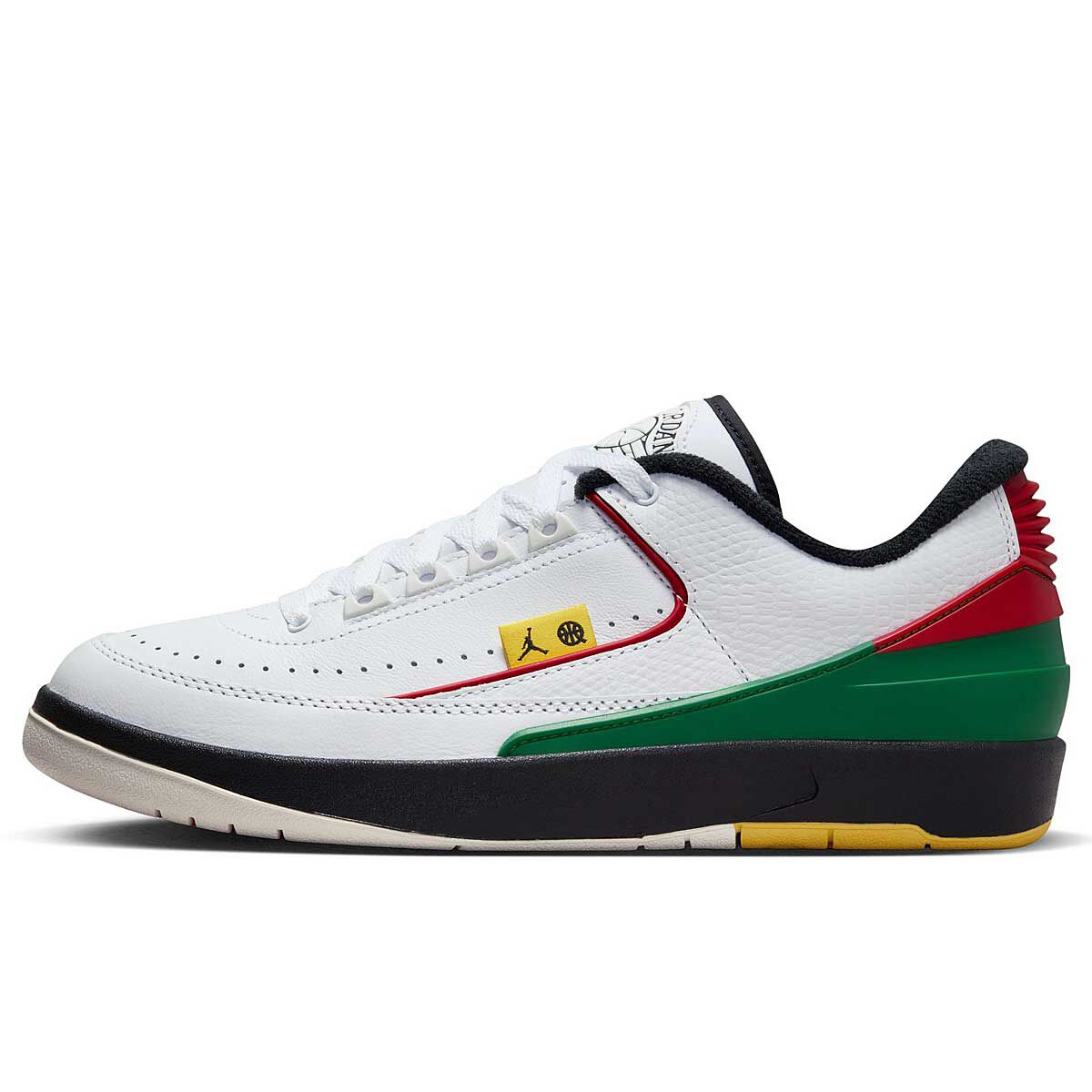 

Кроссовки AIR JORDAN 2 RETRO LOW Q54 Jordan, цвет Weiß/Rot/Grün