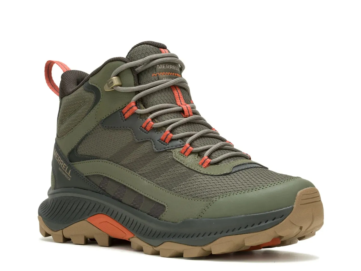

Ботинки Merrell Speed Strike 2 Mid — мужские, оливково-зеленые