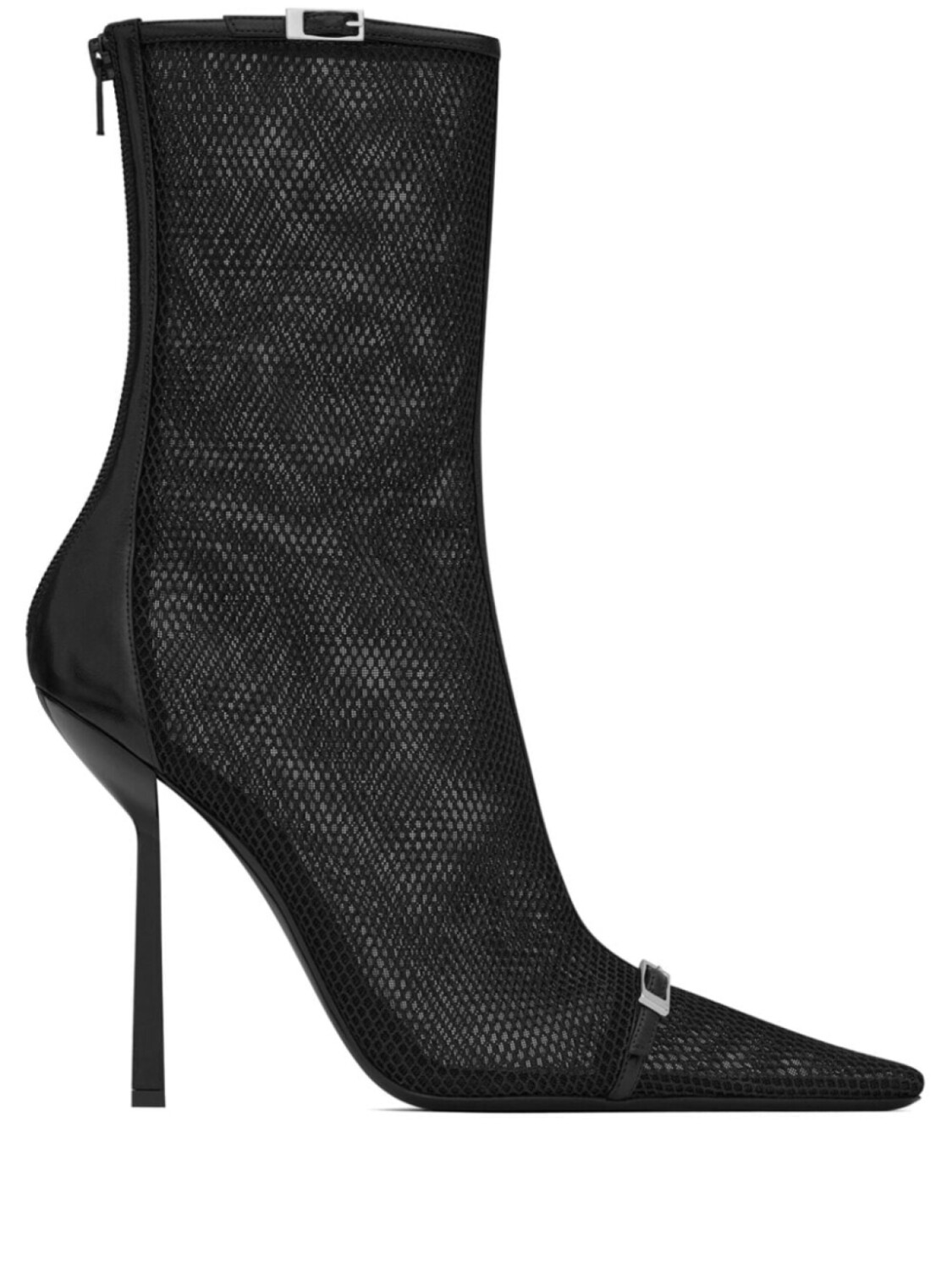 

Saint Laurent ботильоны с заостренным носком, черный