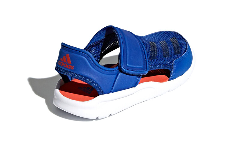 Детские сандалии Fortaswim PS Синие/Оранжевые/Белые Adidas — фото 4