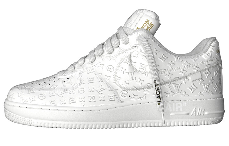 

Кроссовки Louis Vuitton Air Force 1 Low Unisex, белый