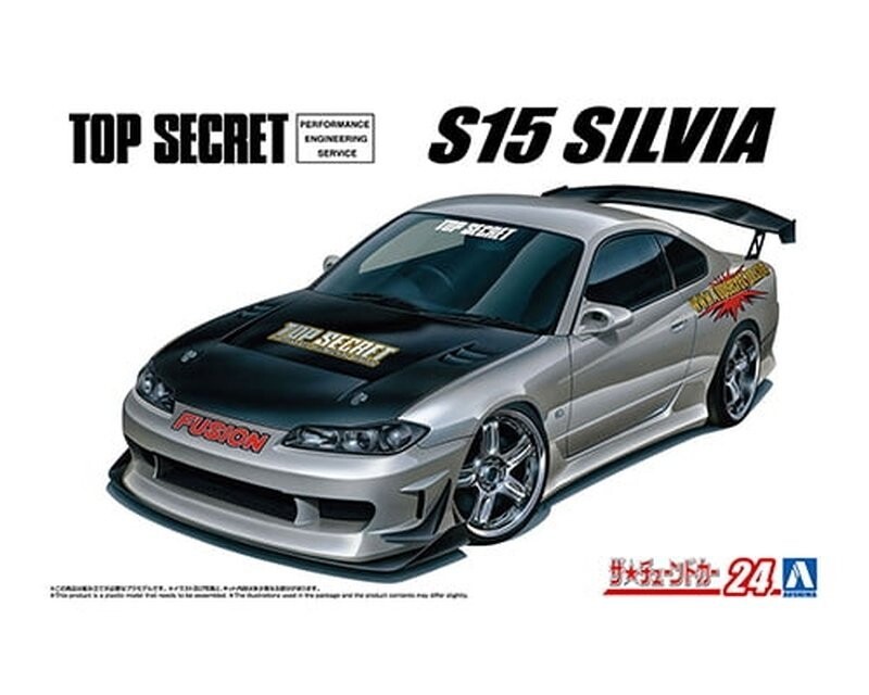 

Aoshima 05874 1/24 TC#24 Top Secret S15 Silvia '99 (Nissan) Inna marka