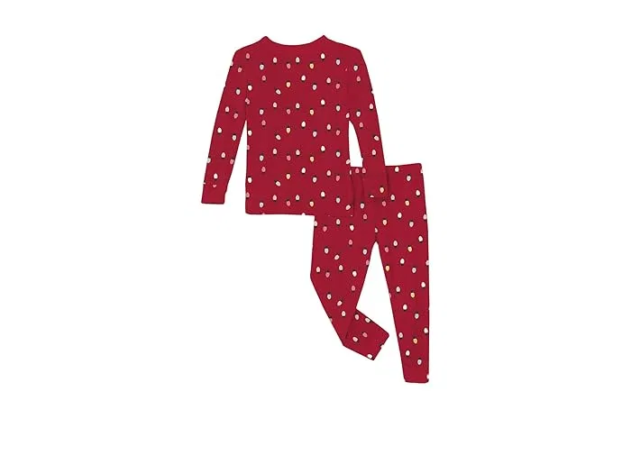 Пижама длинным рукавом Print Long Sleeve Pajama Set Kickee Pants Kids, Midnight Monsters Under The Bed