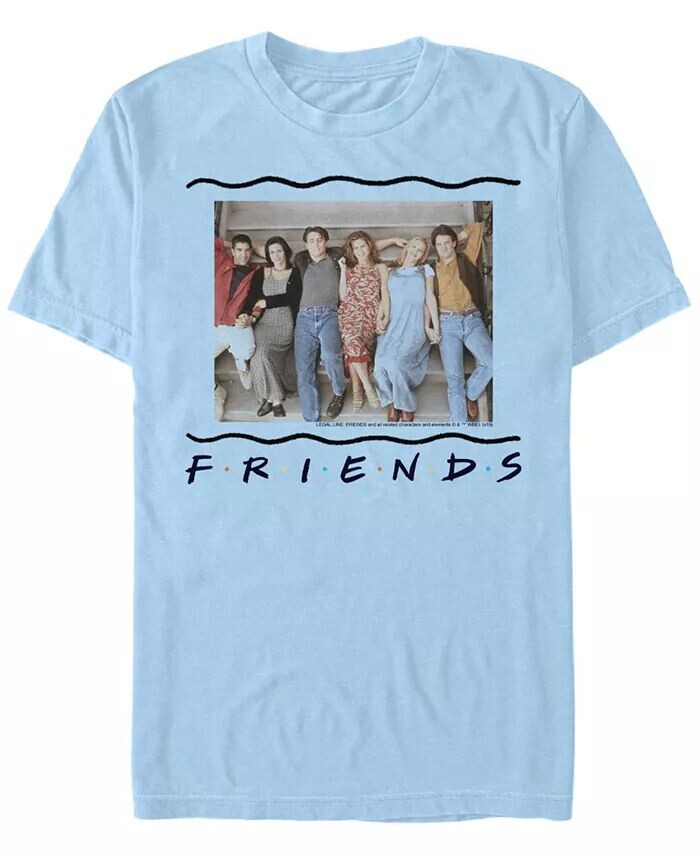 

Мужская футболка с короткими рукавами и групповым портретом в стиле 90-х Friends Friends Fifth Sun