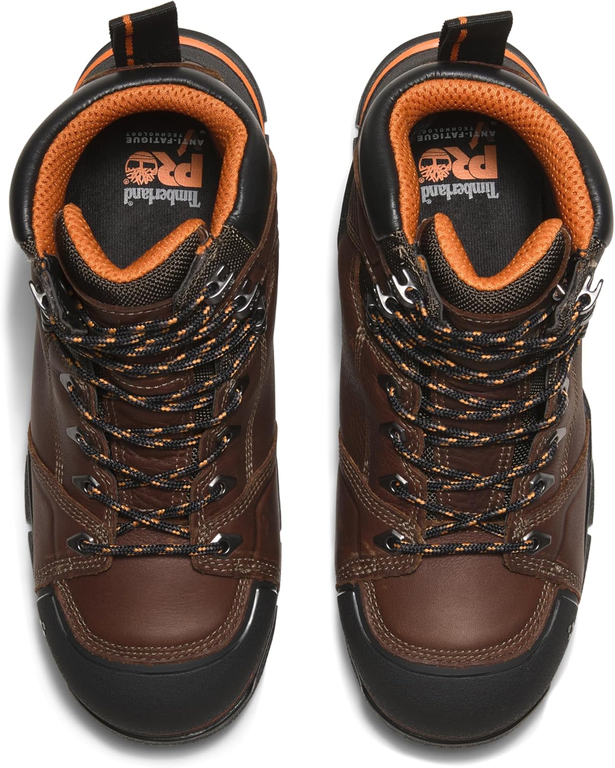 Timberland PRO мужские Endurance EV 6 дюймовые ботинки с композитным защитным носком и водонепроницаемостью, Teak/Orange — фото 4
