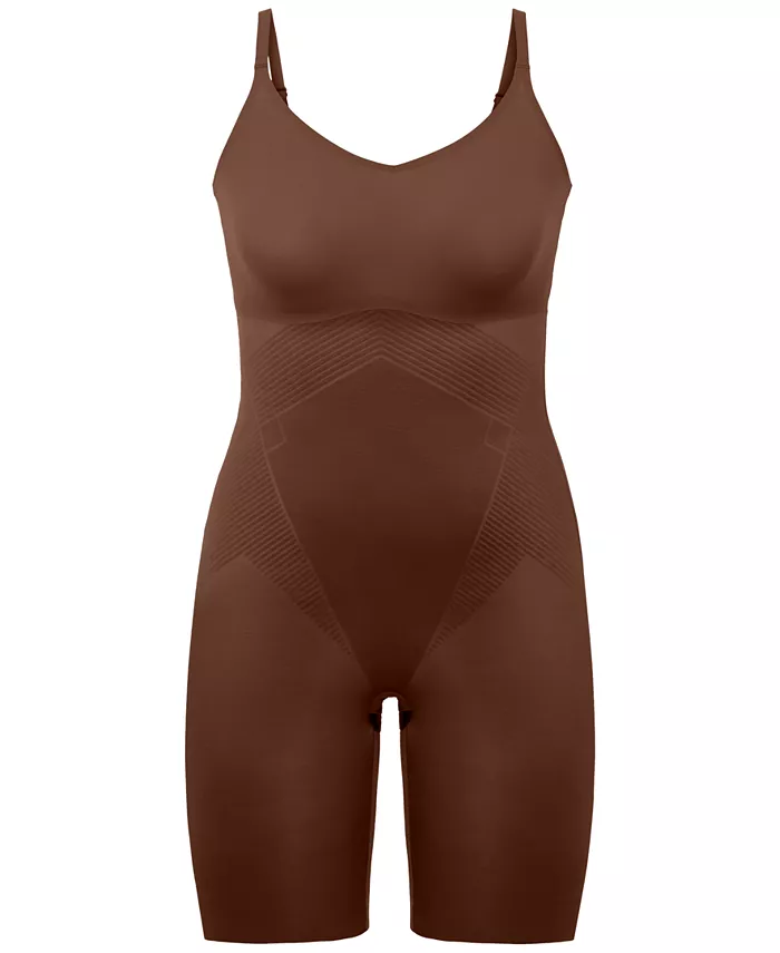 

Женский боди Thinstincts Mid-Thigh 10380R SPANX, коричневый