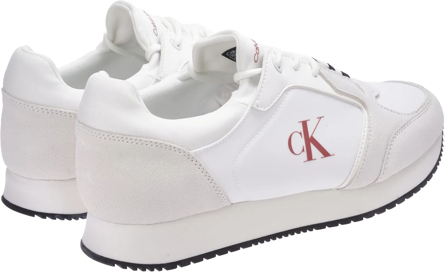 Мужские кроссовки / спортивная обувь Calvin Klein, White Bright White Black Aragon — фото 2