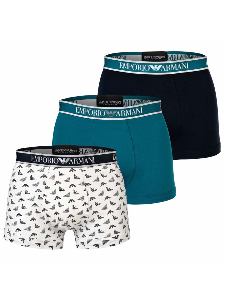 

Боксерские трусы Emporio Armani, синий