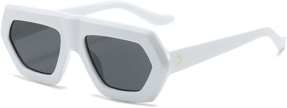 

Солнцезащитные очки неправильной формы для женщин и мужчин, ретро-очки, градиентные женские солнцезащитные очки класса люкс, модные солнцезащитные очки UV400 TVTBBVV, White