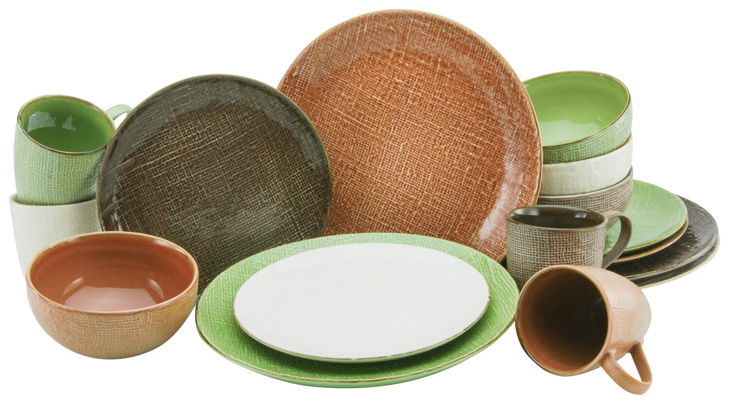 

Комбинированный сервиз 16 шт Creatable, мультиколор