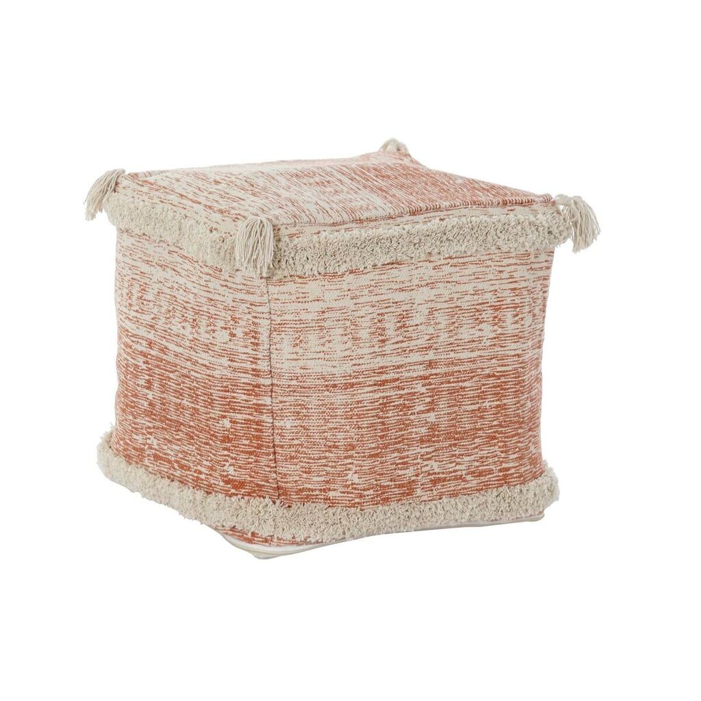 

Подушка DKD Home Decor Пол Оранжевый 40 x 40 x 40 см Край Городской, бежевый