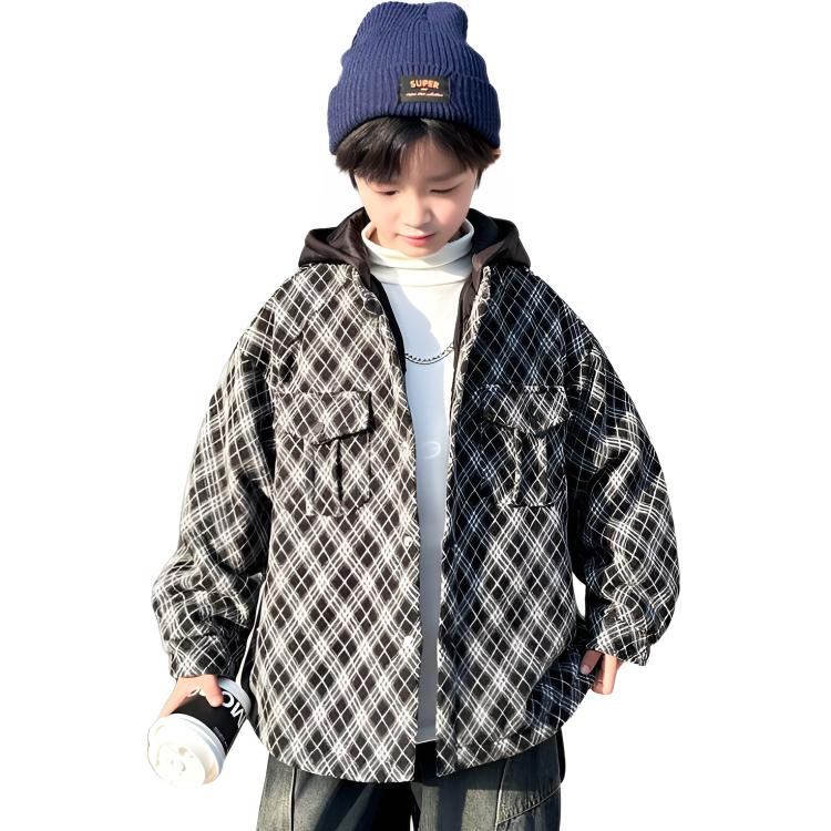 

Утепленная куртка для детей 3-7 лет PROTECTCAMEL, белый plaid