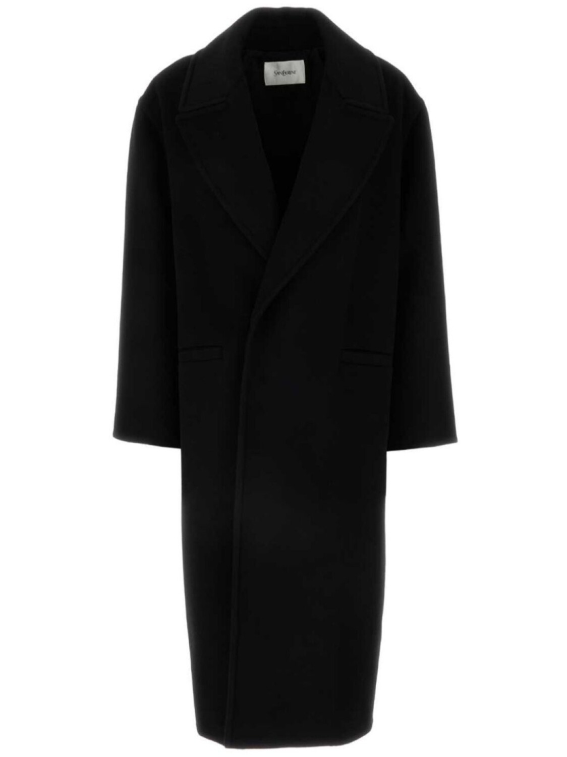 

Двубортное пальто Saint Laurent, черный