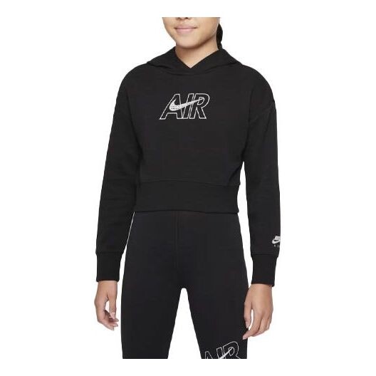 

Толстовка G Nike Sportswear Air FT CROP Black, черный