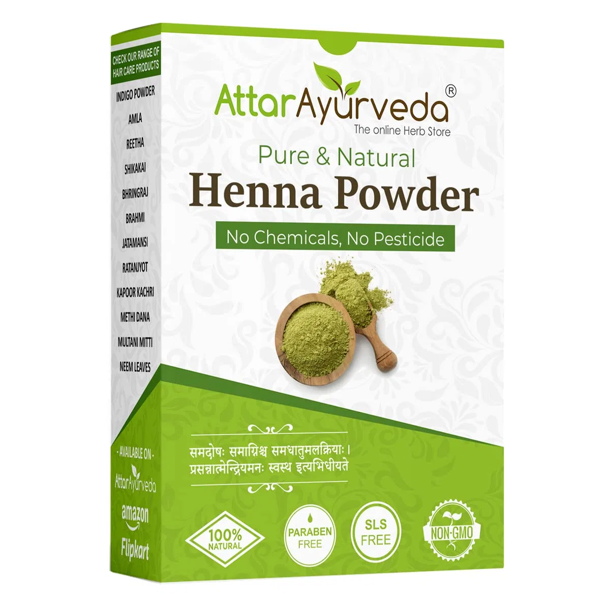 Натуральная хна для волос Attar Ayurveda Attar Ayurveda