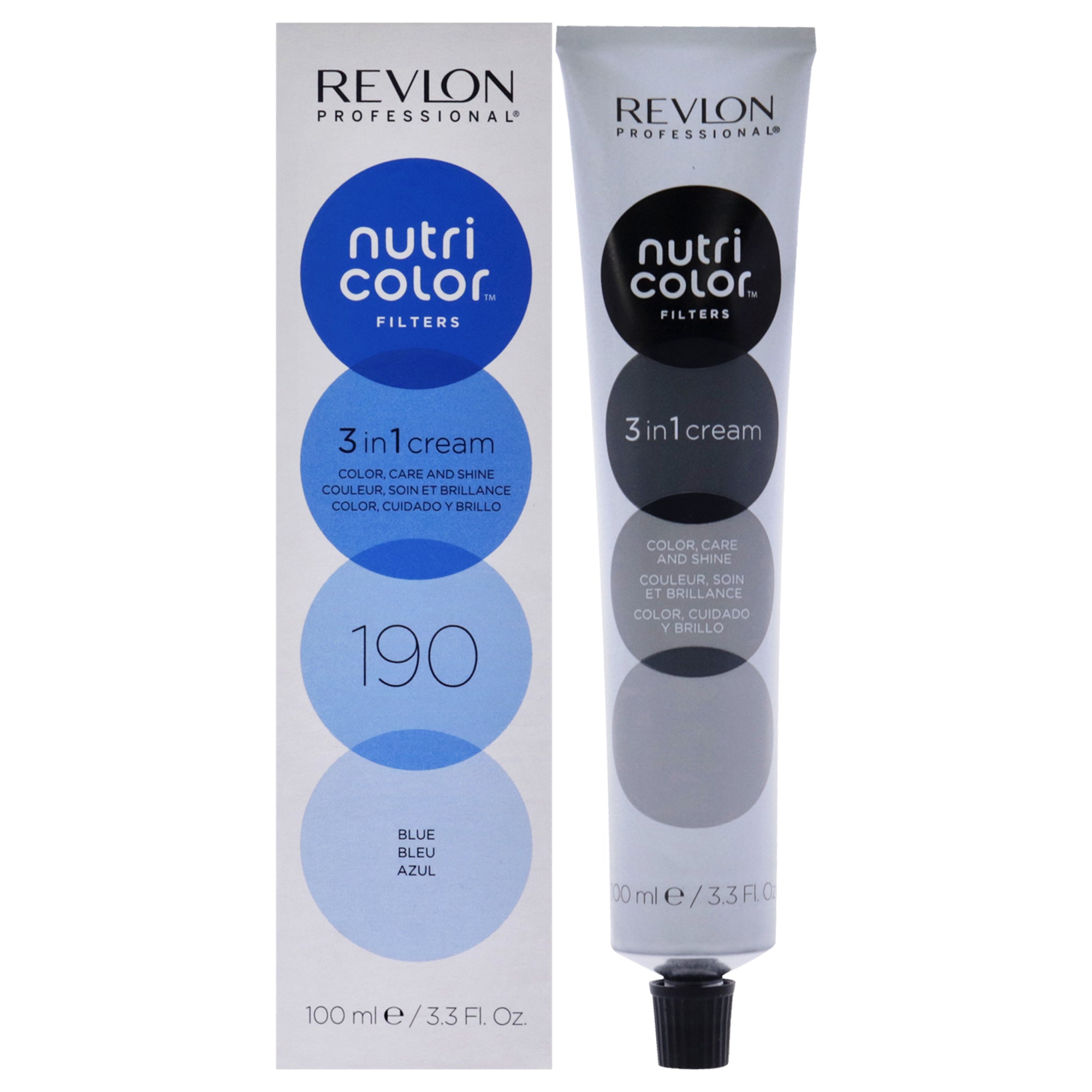 

Крем-краска для волос Nutri Color Cream - 190 Blue от Revlon, подходит для мужчин и женщин - 3,3 унции