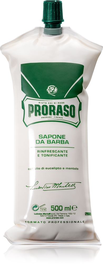 

Зеленое мыло для бритья Proraso, 500 мл