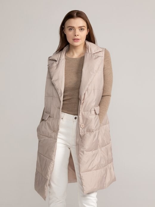 

Стеганый жилет Manisa Fashion, бежевый