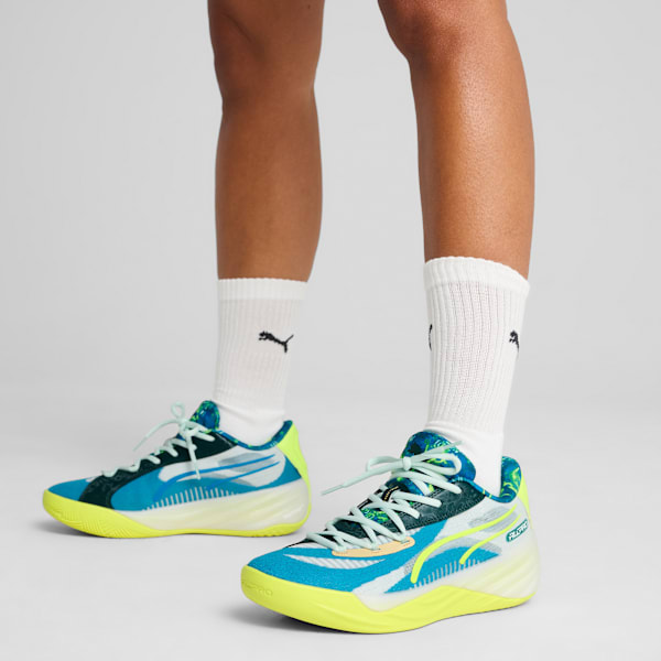 Мужские баскетбольные кроссовки All-Pro Nitro Hoops Dreamz Puma, синий — фото 2